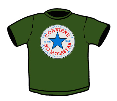 CAMISETA CONVIENE NO MOLESTAR